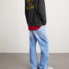 Logo-Print Cotton-Jersey Hoodie - BK Logo-Print Cotton-Jersey Hoodie - BK