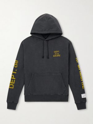 Logo-Print Cotton-Jersey Hoodie