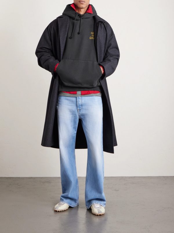 Logo-Print Cotton-Jersey Hoodie - OU Logo-Print Cotton-Jersey Hoodie - OU