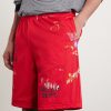 Studio Gym Straight-Leg Paint-Splattered Mesh Shorts - CU Studio Gym Straight-Leg Paint-Splattered Mesh Shorts - CU