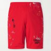 Studio Gym Straight-Leg Paint-Splattered Mesh Shorts Studio Gym Straight-Leg Paint-Splattered Mesh Shorts