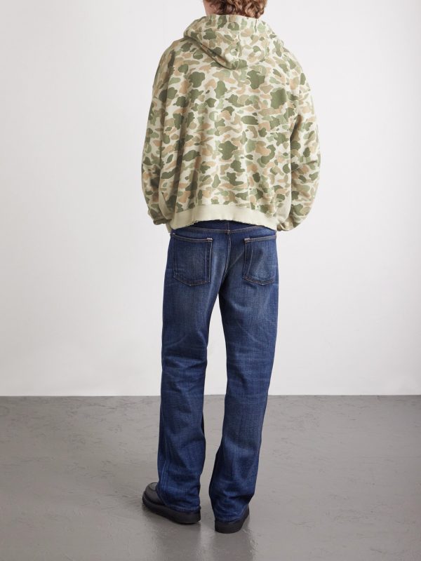 Logo-Print Camouflage Cotton-Jersey Zip-Up Hoodie - BK Logo-Print Camouflage Cotton-Jersey Zip-Up Hoodie - BK
