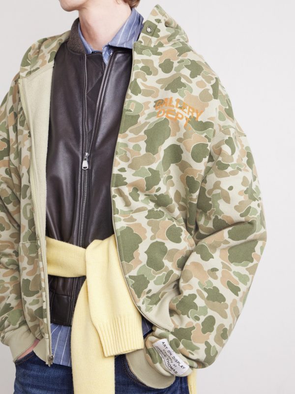 Logo-Print Camouflage Cotton-Jersey Zip-Up Hoodie - CU Logo-Print Camouflage Cotton-Jersey Zip-Up Hoodie - CU
