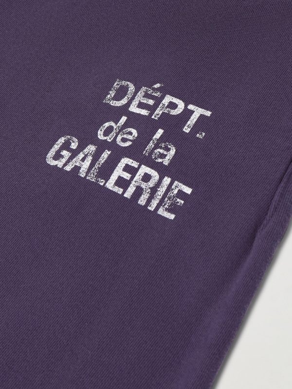 Flared Panelled Logo-Print Cotton-Jersey Sweatpants - CU