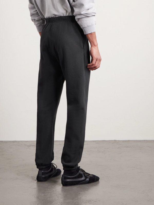 Tapered Logo-Print Cotton-Jersey Sweatpants - BK Tapered Logo-Print Cotton-Jersey Sweatpants - BK
