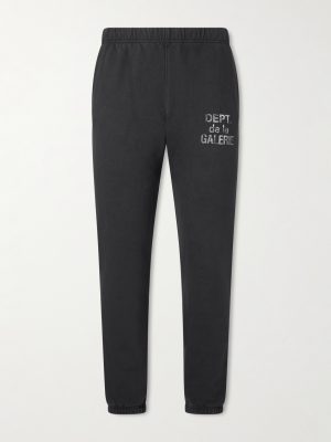 Tapered Logo-Print Cotton-Jersey Sweatpants Tapered Logo-Print Cotton-Jersey Sweatpants