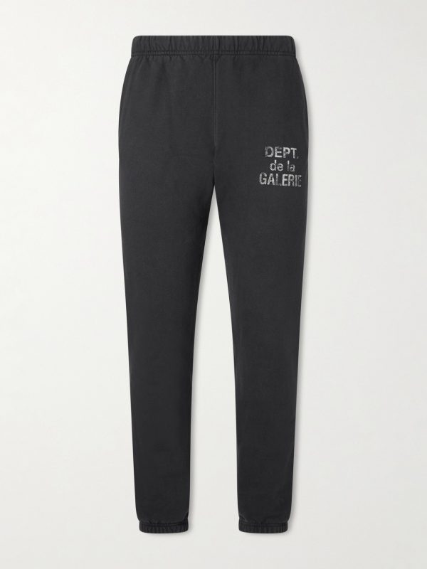 Tapered Logo-Print Cotton-Jersey Sweatpants Tapered Logo-Print Cotton-Jersey Sweatpants