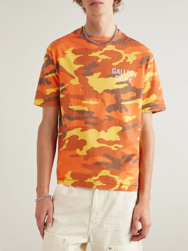 Souvenir Camouflage Logo-Print Cotton-Jersey T-Shirt - FR Souvenir Camouflage Logo-Print Cotton-Jersey T-Shirt - FR