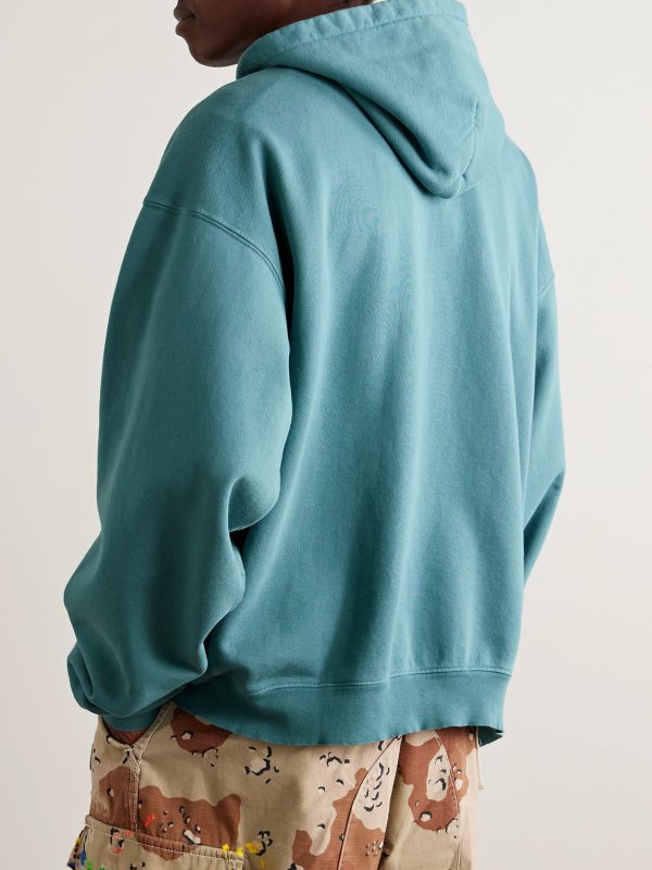 90's Logo-Print Cotton-Jersey Zip-Up Hoodie - BK 90's Logo-Print Cotton-Jersey Zip-Up Hoodie - BK