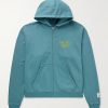 90's Logo-Print Cotton-Jersey Zip-Up Hoodie 90's Logo-Print Cotton-Jersey Zip-Up Hoodie