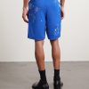 Studio Gym Straight-Leg Paint-Splattered Mesh Shorts - BK Studio Gym Straight-Leg Paint-Splattered Mesh Shorts - BK