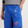 Studio Gym Straight-Leg Paint-Splattered Mesh Shorts - CU Studio Gym Straight-Leg Paint-Splattered Mesh Shorts - CU