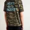 French Camouflage Logo-Print Cotton-Jersey T-Shirt - BK