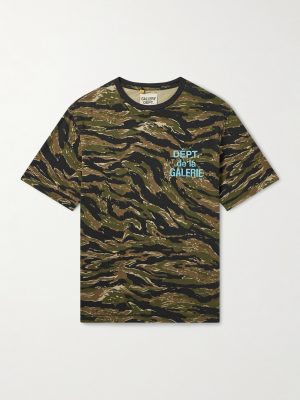French Camouflage Logo-Print Cotton-Jersey T-Shirt French Camouflage Logo-Print Cotton-Jersey T-Shirt