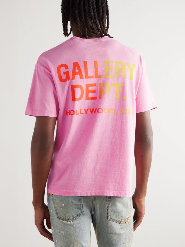 Boardwalk Logo-Print Paint-Splattered Cotton-Jersey T-Shirt - BK