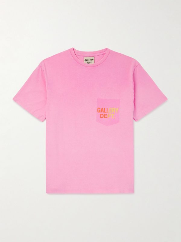 Boardwalk Logo-Print Paint-Splattered Cotton-Jersey T-Shirt