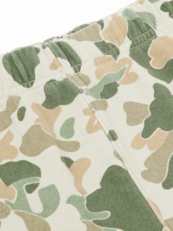 Flared Patchwork Camouflage and Logo-Print Cotton-Jersey Sweatpants - CU Flared Patchwork Camouflage and Logo-Print Cotton-Jersey Sweatpants - CU