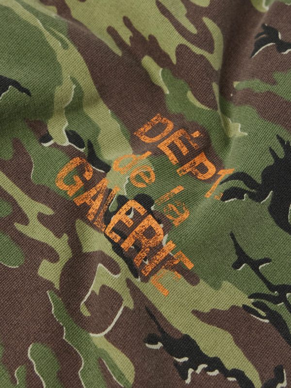 Tapered Camouflage and Logo-Print Cotton-Jersey Sweatpants - CU Tapered Camouflage and Logo-Print Cotton-Jersey Sweatpants - CU