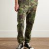 Tapered Camouflage and Logo-Print Cotton-Jersey Sweatpants - FR Tapered Camouflage and Logo-Print Cotton-Jersey Sweatpants - FR