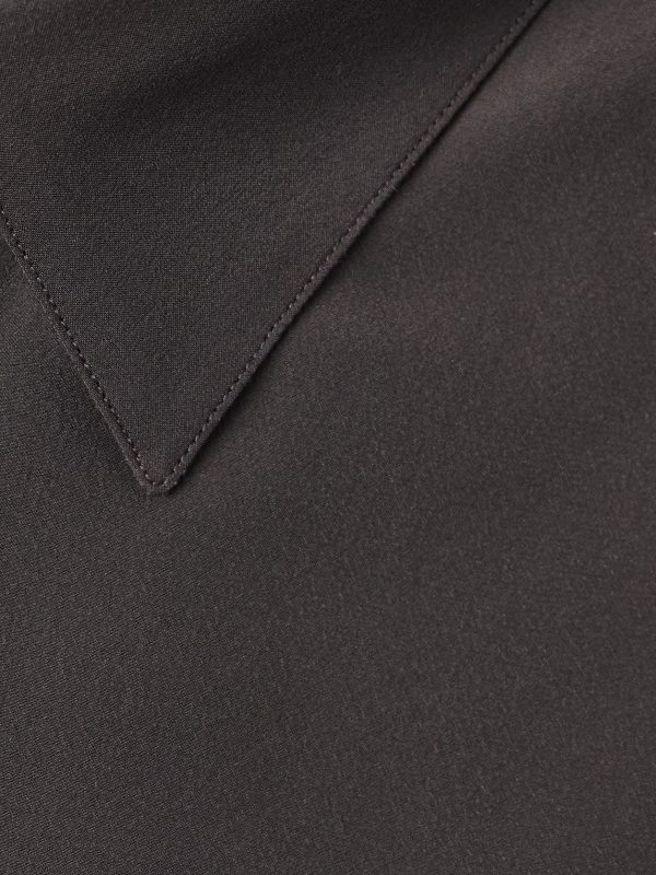 Slim-Fit Silk Shirt - CU Slim-Fit Silk Shirt - CU