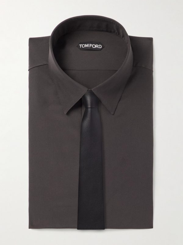 Slim-Fit Silk Shirt - E1 Slim-Fit Silk Shirt - E1