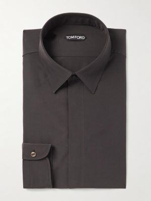 Slim-Fit Silk Shirt Slim-Fit Silk Shirt