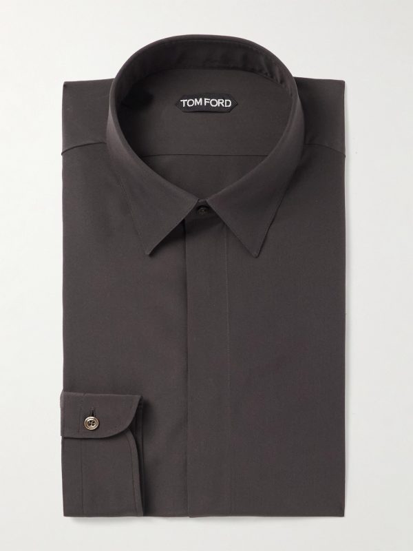 Slim-Fit Silk Shirt Slim-Fit Silk Shirt
