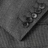 Double-Breasted Birdseye Wool Suit Jacket - CU
