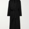 Oversized Shawl-Collar Belted Wool and Silk-Blend Felt Coat Oversized Shawl-Collar Belted Wool and Silk-Blend Felt Coat