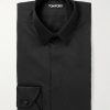 Serge Cotton and Silk-Blend Shirt