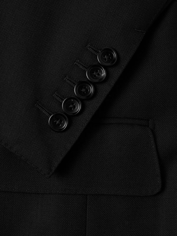 Slim-Fit Double-Breasted Wool-Crepe Suit Jacket - CU Slim-Fit Double-Breasted Wool-Crepe Suit Jacket - CU