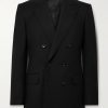 Slim-Fit Double-Breasted Wool-Crepe Suit Jacket Slim-Fit Double-Breasted Wool-Crepe Suit Jacket