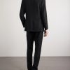Double-Breasted Sequined Wool-Blend Suit Jacket - BK Double-Breasted Sequined Wool-Blend Suit Jacket - BK