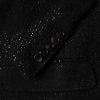 Double-Breasted Sequined Wool-Blend Suit Jacket - CU Double-Breasted Sequined Wool-Blend Suit Jacket - CU