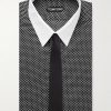 Slim-Fit Printed Cotton Shirt - E1