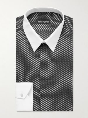 Slim-Fit Printed Cotton Shirt Slim-Fit Printed Cotton Shirt