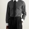 Slim-Fit Printed Cotton Shirt - OU