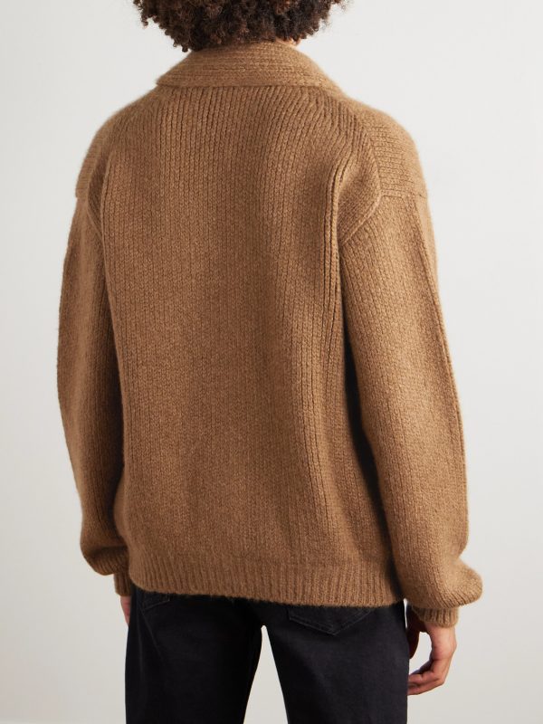 Shawl-Collar Cashmere Cardigan - BK Shawl-Collar Cashmere Cardigan - BK