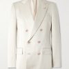 Double-Breasted Cotton and Silk-Blend Satin Tuxedo Jacket Double-Breasted Cotton and Silk-Blend Satin Tuxedo Jacket