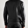 Slim-Fit Full-Grain Leather Jacket - BK Slim-Fit Full-Grain Leather Jacket - BK