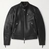 Slim-Fit Full-Grain Leather Jacket Slim-Fit Full-Grain Leather Jacket