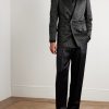 Double-Breasted Polka-Dot Mulberry Silk-Duchesse Satin Tuxedo Jacket - OU Double-Breasted Polka-Dot Mulberry Silk-Duchesse Satin Tuxedo Jacket - OU