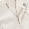 Wide-Leg Pleated Cotton and Silk-Blend Satin Tuxedo Trousers - E1