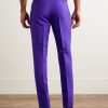 Slim-Fit Wool and Silk-Blend Suit Trousers - BK