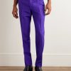 Slim-Fit Wool and Silk-Blend Suit Trousers - FR