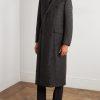 Double-Breasted Sequin-Embellished Wool-Blend Twill Coat - FR