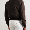 Shearling Bomber Jacket - BK Shearling Bomber Jacket - BK