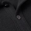 Bouclé-Trimmed Ribbed Cashmere Cardigan - CU Bouclé-Trimmed Ribbed Cashmere Cardigan - CU