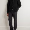 Bouclé-Trimmed Ribbed Cashmere Cardigan - OU Bouclé-Trimmed Ribbed Cashmere Cardigan - OU