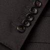 Hopsack Double-Breasted Wool Suit Jacket - CU Hopsack Double-Breasted Wool Suit Jacket - CU